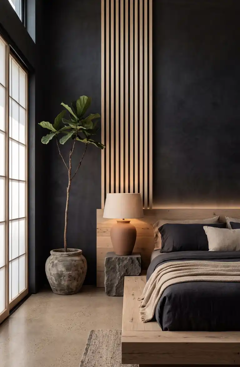 25 Best Japandi Bedroom Ideas to Transform Your Space into a Serene Sanctuary - The Obsidian & Earth Retreat