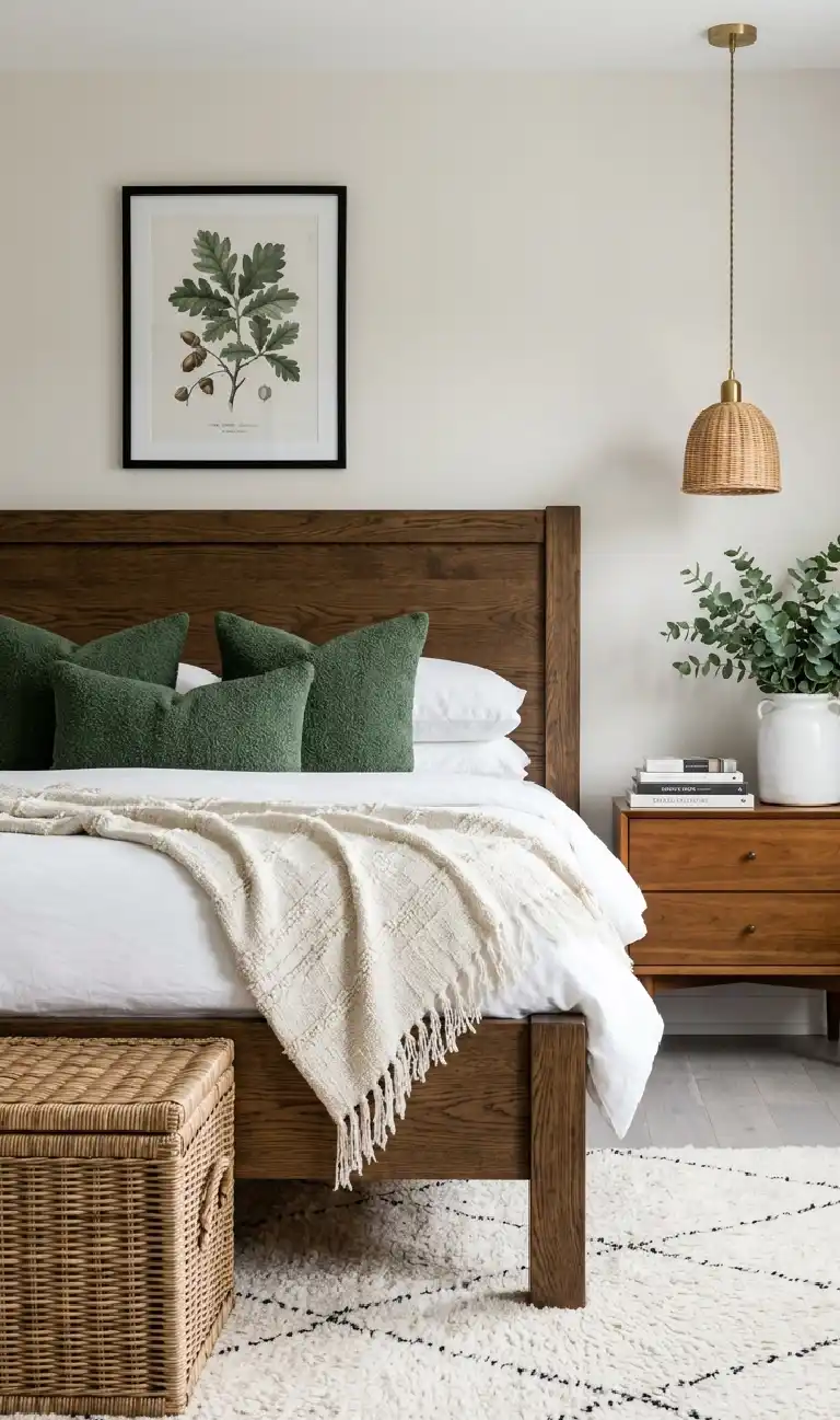 Organic Modern Bedroom: The Abstract Earth Loft - Organic Modern Bedroom: The Sage & Oak Gallery