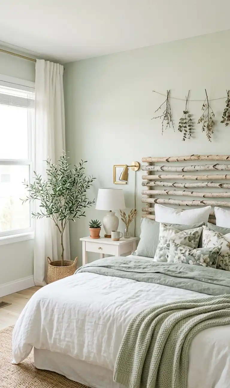 Organic Modern Bedroom: Minimalist Coastal Retreat - Organic Modern Bedroom: The Sage and Birch Retreat