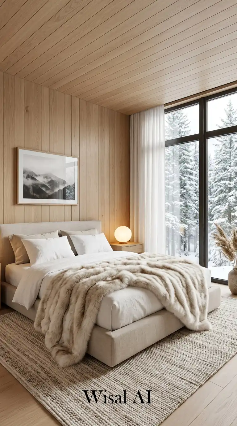 Clutter-Free Comfort and Soft Oak Finishes: An Airy Cozy Bedroom Idea for 2026