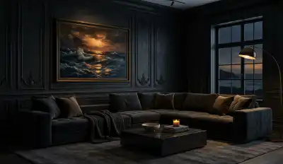 +20 Breathtaking Ideas to Master the Dark Living Room Style: A Definitive Guide to Moody Elegance, Cinematic Textures, and High-End Noir Interior Design for the Modern Home