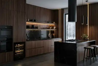 +30 Luxury Modern Kitchen Ideas: Redefining Industrial Noir and Japandi Minimalism