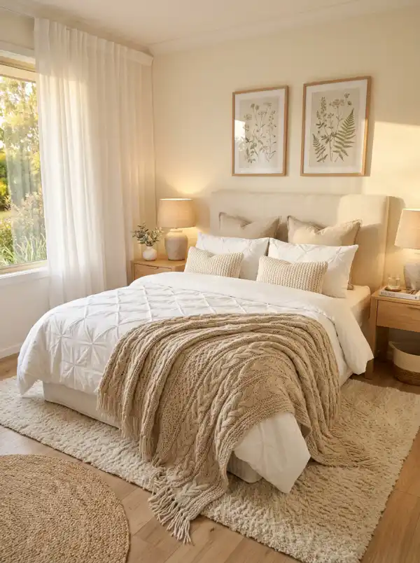 30 Minimalist and Cozy Bedroom Ideas for a 5-Star Luxury Experience. - AI Generated Interior Design Inspiration | Wisal AI : object Object,object Object,object Object,object Object,object Object,object Object,object Object,object Object,object