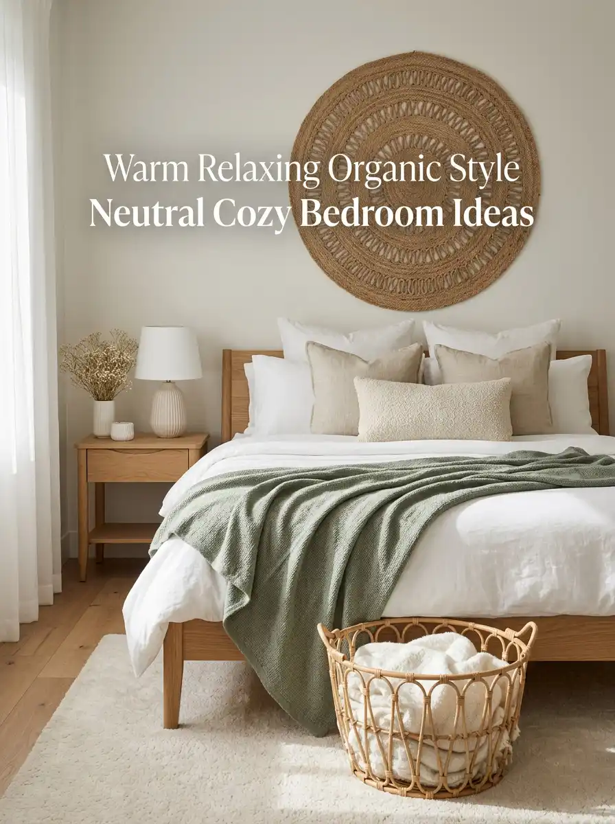 12.The Textural Contrast of Woven Details: Cozy Bedroom Idea