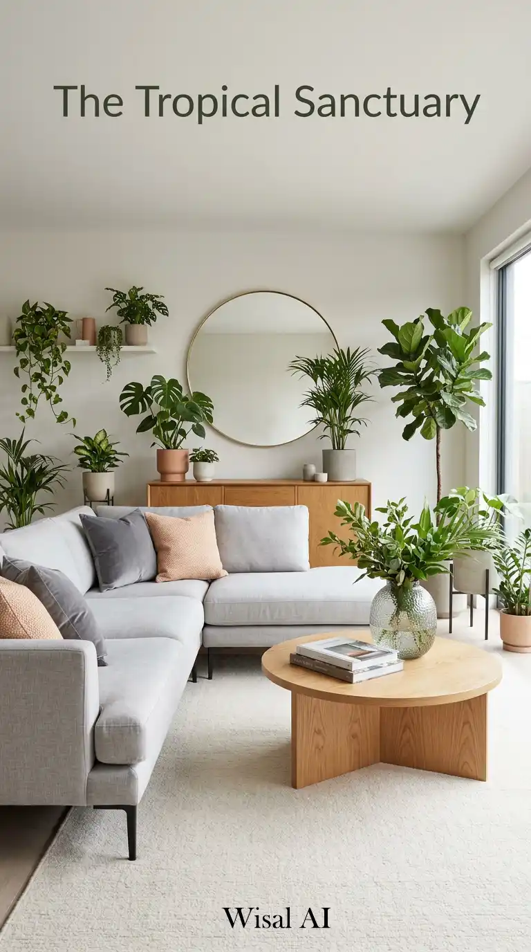 Green Oasis: A Fresh and Modern Sofas Idea for Plant Lovers