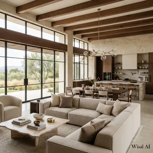 How to Make an Open-Plan Home Feel Organized and Beautiful - Interior Design Inspiration | Wisal AI : object Object,object Object,object Object,object Object,object Object,object Object,object Object,object Object,object