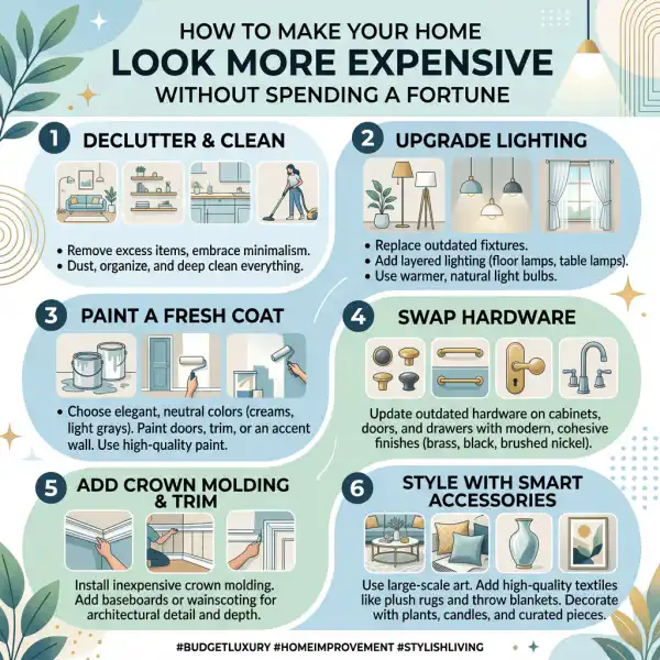 How to Make Your Home Look More Expensive Without Spending a Fortune - Interior Design Inspiration | Wisal AI : object Object,object Object,object Object,object Object,object Object,object Object,object Object,object Object,object