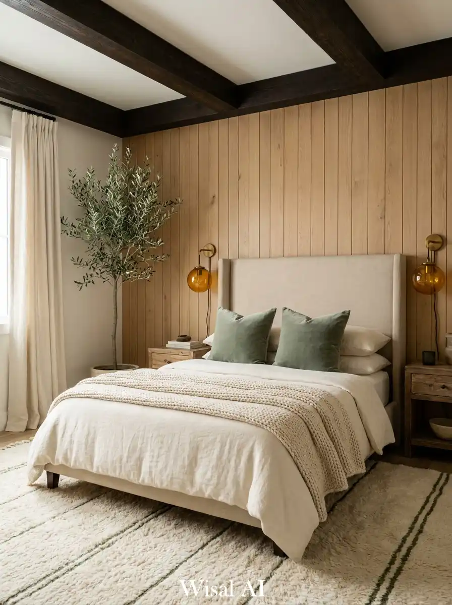 5.Soft Tones for Small Rustic Bedroom Ideas
