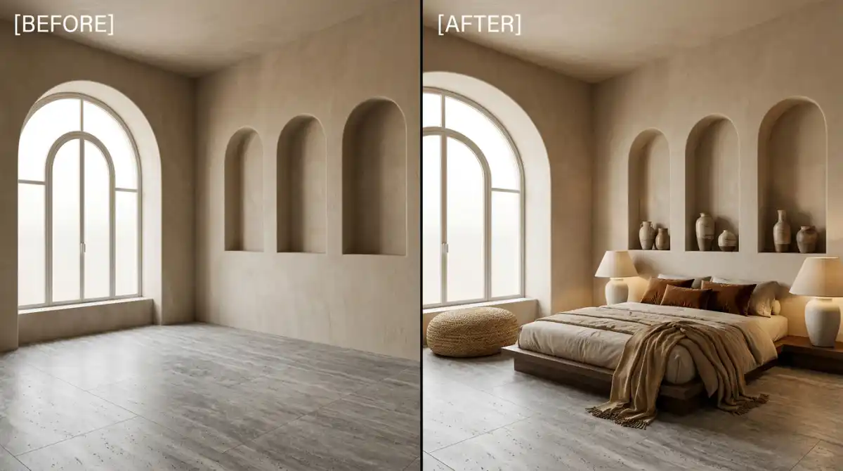 11.Stunning Bedroom Idea Before and After