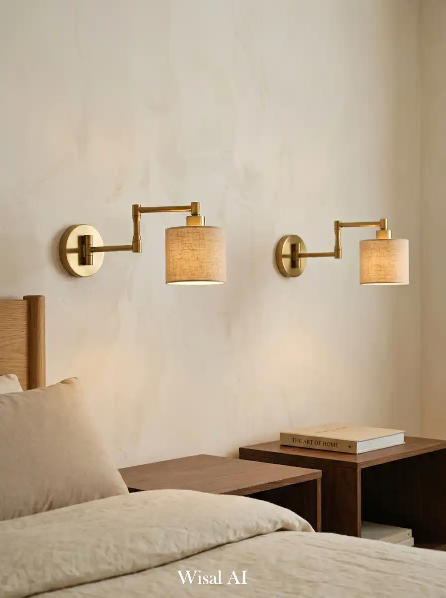 5.Wall Sconce Bedroom Task Lighting