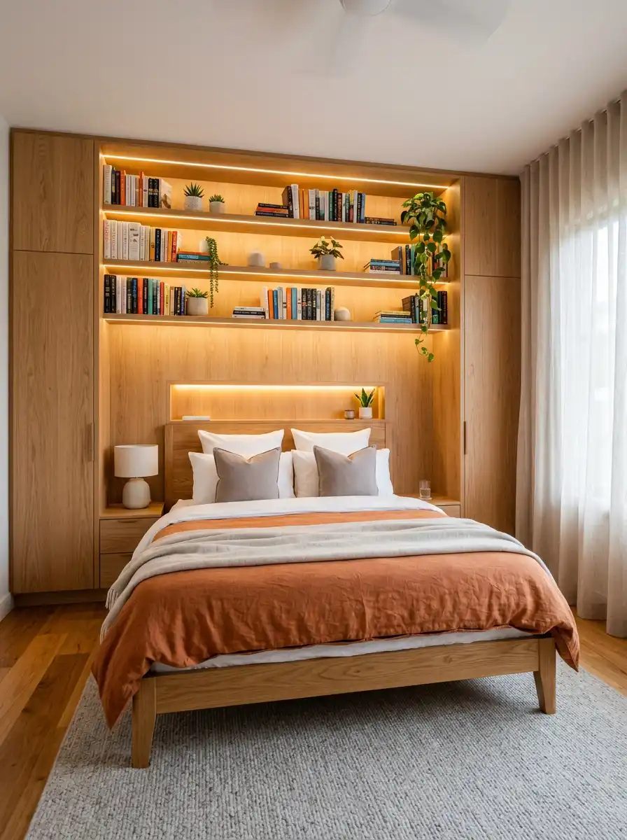 The Ultimate Built-In Sanctuary: Small Bedroom Idea