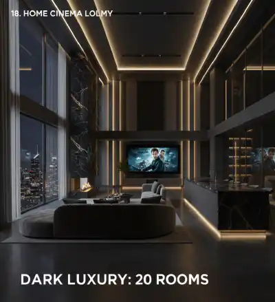 The Elegance of Noir: A Journey Through 20 Ultra-Luxurious Dark Interiors