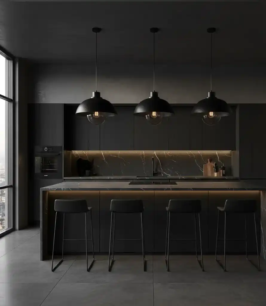 The Elegance of Noir: A Journey Through 20 Ultra-Luxurious Dark Interiors