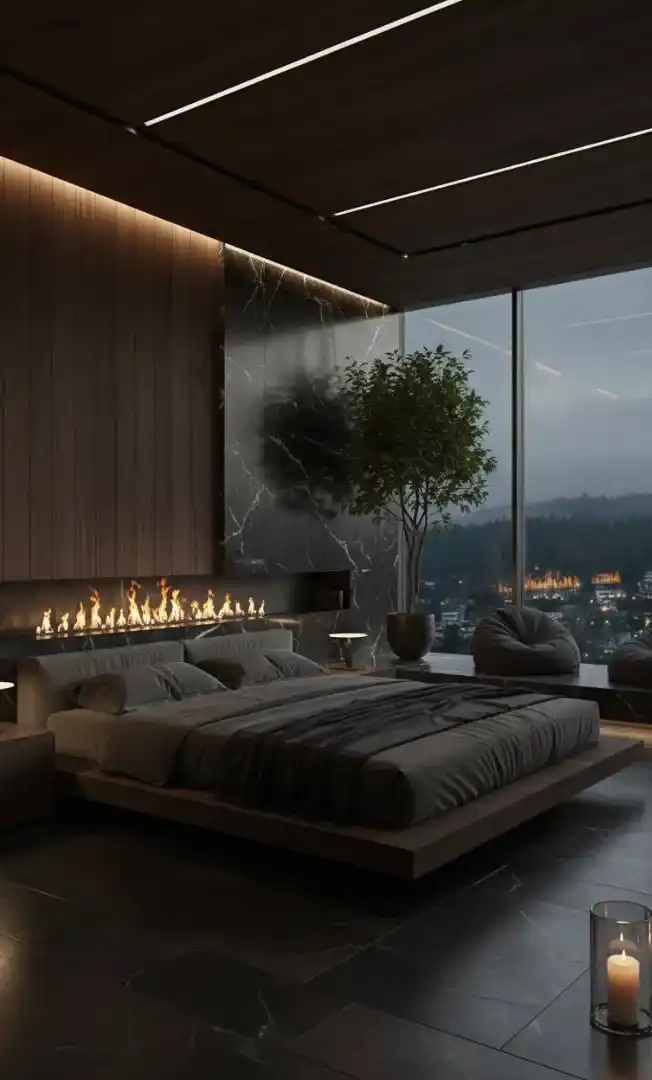 INTO THE MYST: 10 Master Bedrooms Redefining Dark Luxury & Biophilic Serenity