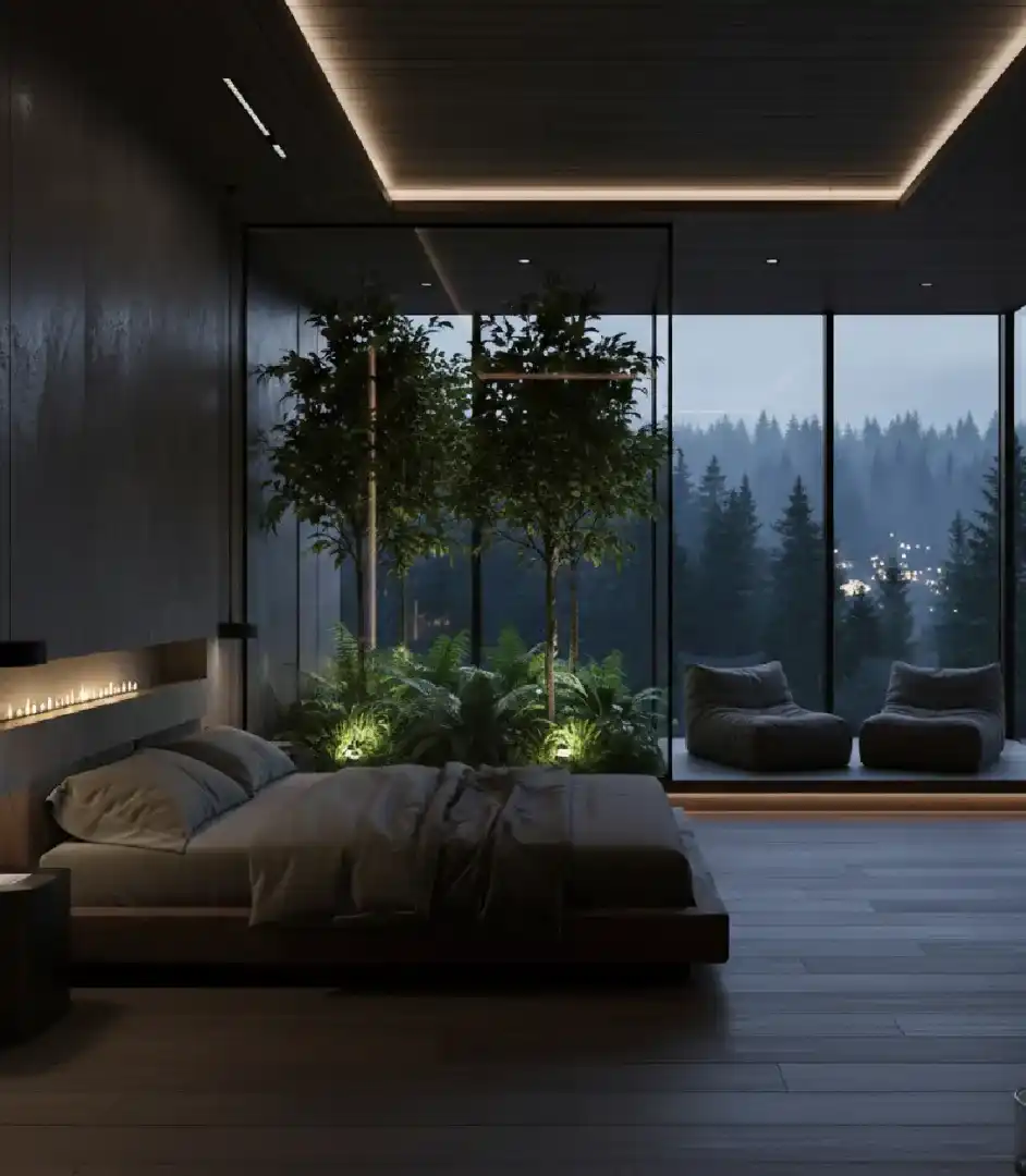 INTO THE MYST: 10 Master Bedrooms Redefining Dark Luxury & Biophilic Serenity