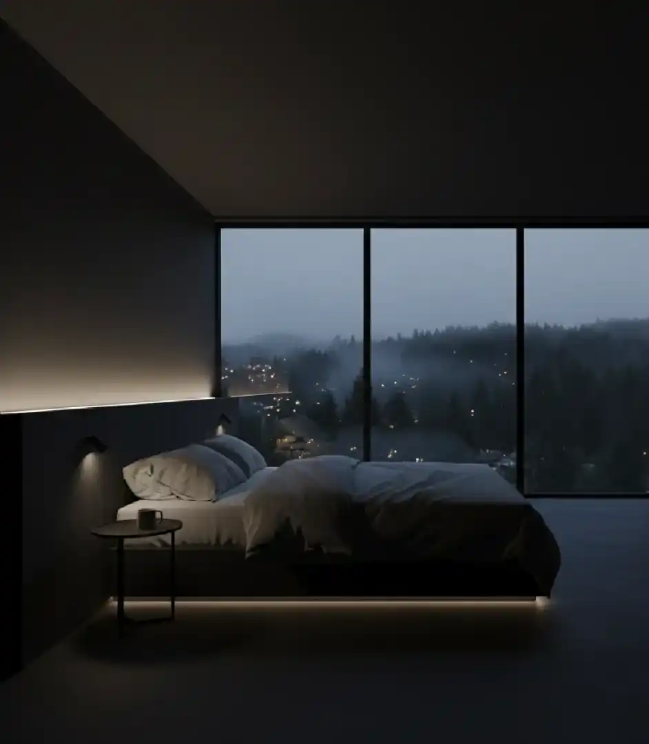 INTO THE MYST: 10 Master Bedrooms Redefining Dark Luxury & Biophilic Serenity