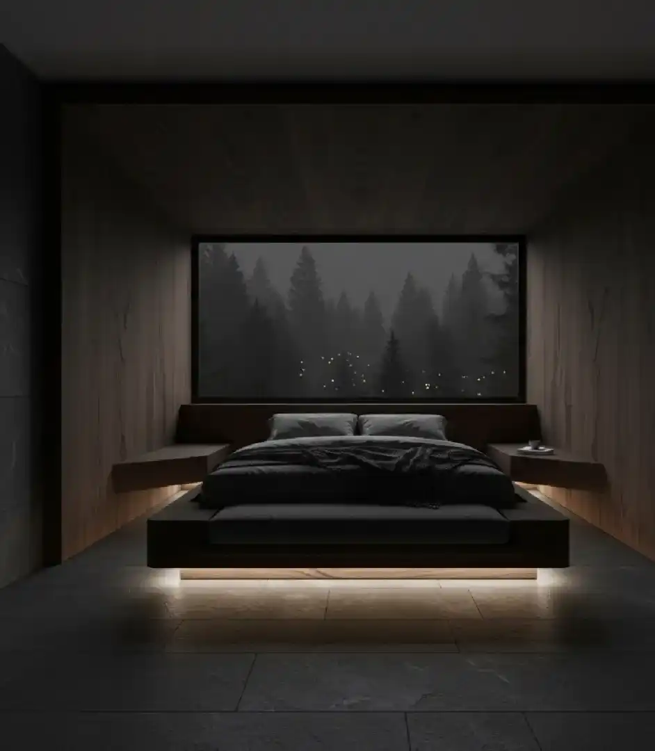 INTO THE MYST: 10 Master Bedrooms Redefining Dark Luxury & Biophilic Serenity