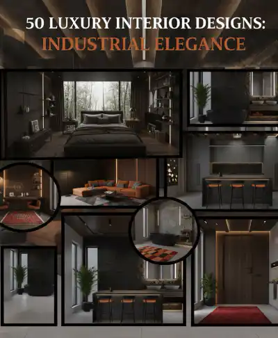 50+ Industrial Rustic Interior Ideas Featuring Burnt Orange Textures and Raw Materials