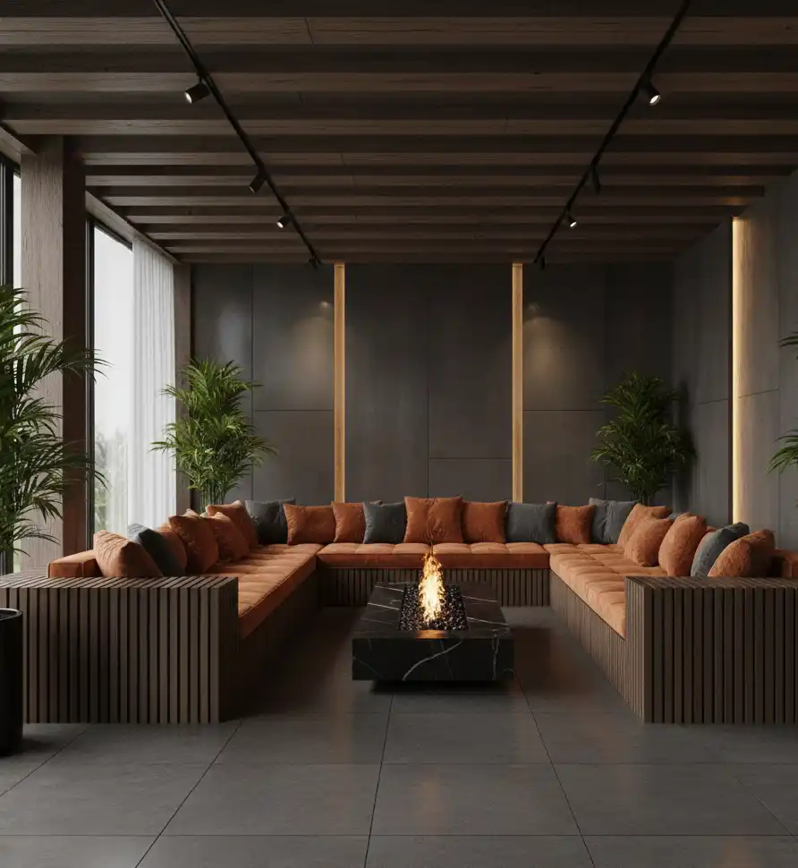 50+ Industrial Rustic Retreats: Masterclass in Burnt Orange Textures & Raw Architectural Soul