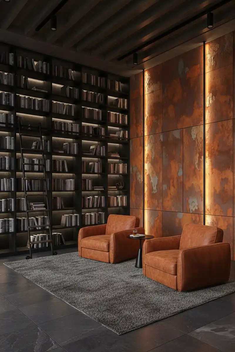 50+ Industrial Rustic Retreats: Masterclass in Burnt Orange Textures & Raw Architectural Soul