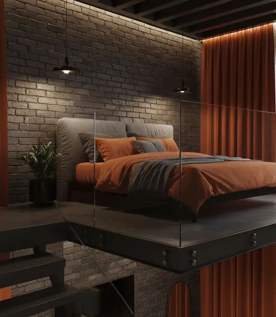 50+ Industrial Rustic Retreats: Masterclass in Burnt Orange Textures & Raw Architectural Soul