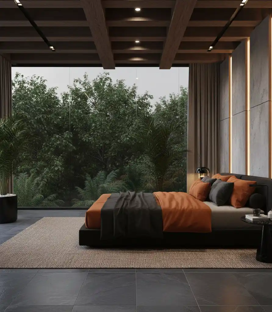 50+ Industrial Rustic Retreats: Masterclass in Burnt Orange Textures & Raw Architectural Soul