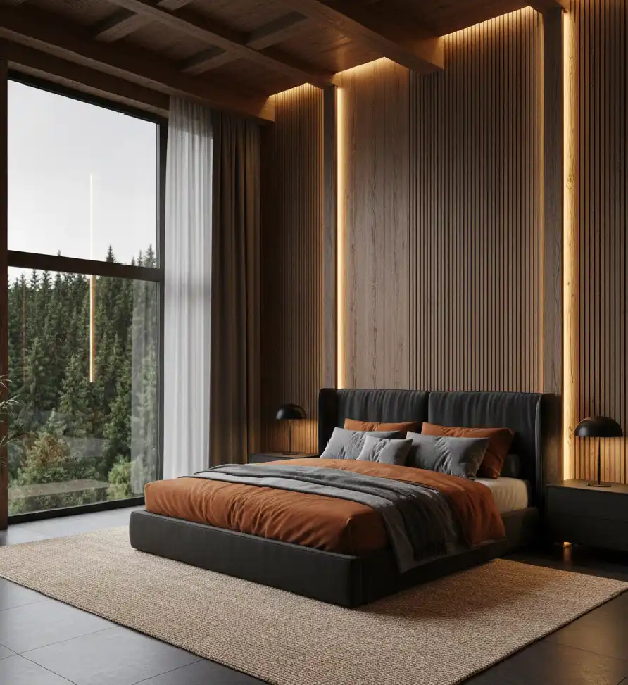 50+ Industrial Rustic Retreats: Masterclass in Burnt Orange Textures & Raw Architectural Soul