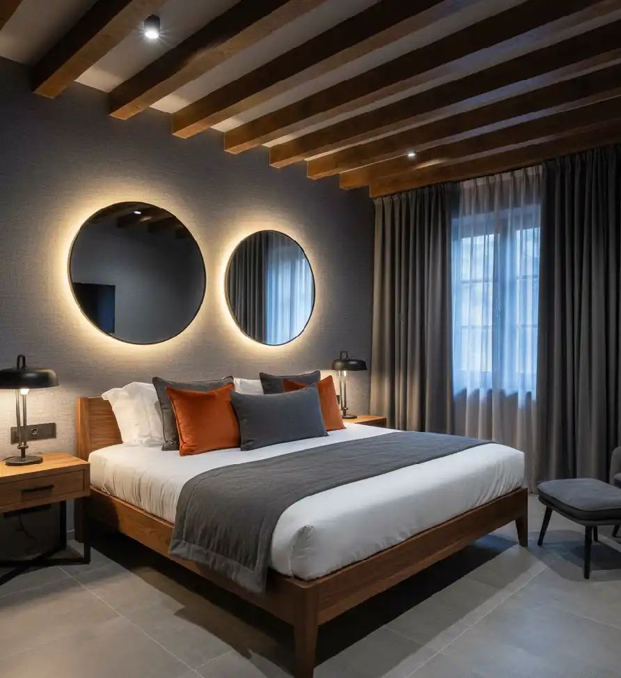 50+ Industrial Rustic Retreats: Masterclass in Burnt Orange Textures & Raw Architectural Soul