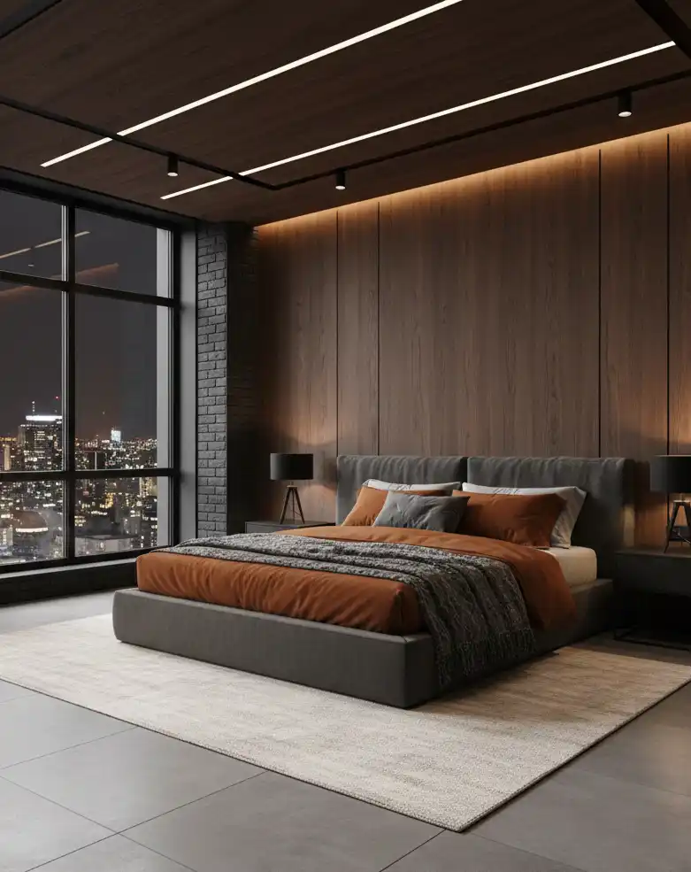 50+ Industrial Rustic Retreats: Masterclass in Burnt Orange Textures & Raw Architectural Soul