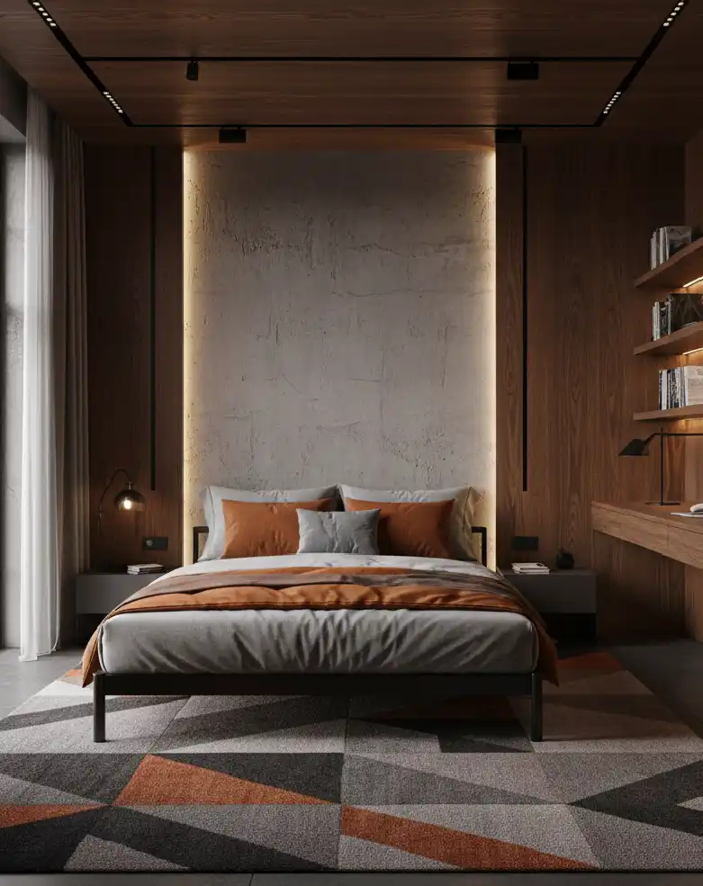 50+ Industrial Rustic Retreats: Masterclass in Burnt Orange Textures & Raw Architectural Soul
