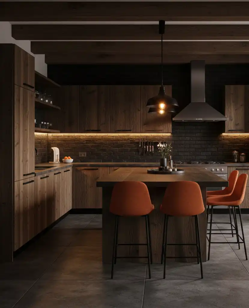 50+ Industrial Rustic Retreats: Masterclass in Burnt Orange Textures & Raw Architectural Soul