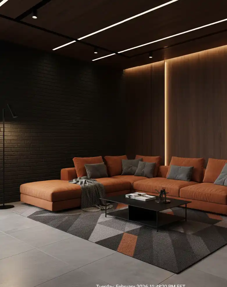 50+ Industrial Rustic Retreats: Masterclass in Burnt Orange Textures & Raw Architectural Soul