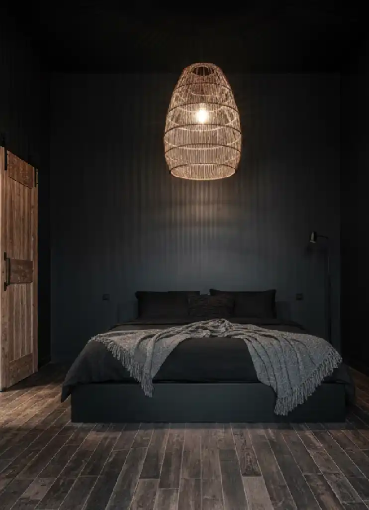 +40 Dark Earthy Modern Ideas: Your Ultimate Guide to Creating a Moody, Serene Sanctuary with Black and Natural Wood