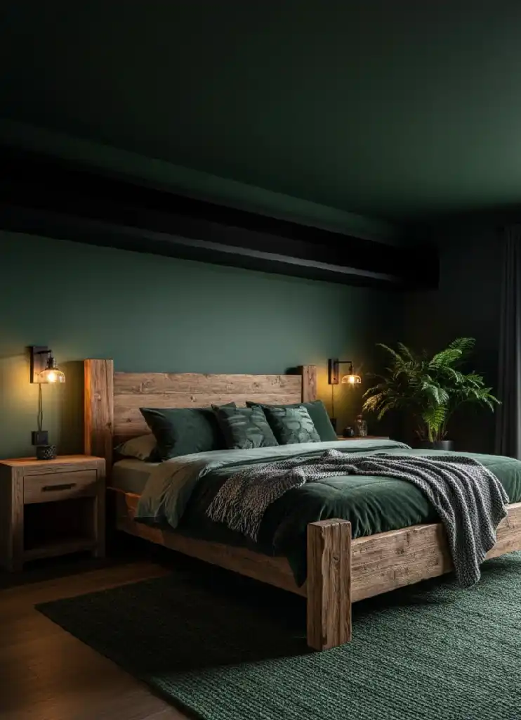 +40 Dark Earthy Modern Ideas: Your Ultimate Guide to Creating a Moody, Serene Sanctuary with Black and Natural Wood