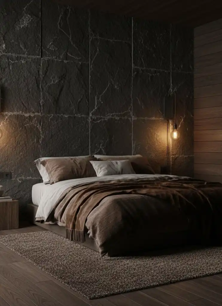 +40 Dark Earthy Modern Ideas: Your Ultimate Guide to Creating a Moody, Serene Sanctuary with Black and Natural Wood