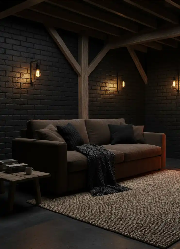 +40 Dark Earthy Modern Ideas: Your Ultimate Guide to Creating a Moody, Serene Sanctuary with Black and Natural Wood