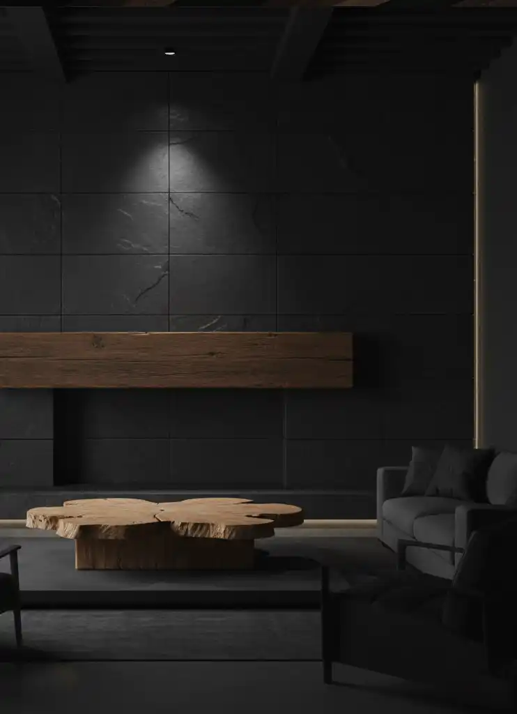 +40 Dark Earthy Modern Ideas: Your Ultimate Guide to Creating a Moody, Serene Sanctuary with Black and Natural Wood