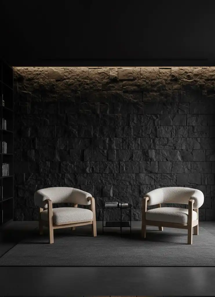 +40 Dark Earthy Modern Ideas: Your Ultimate Guide to Creating a Moody, Serene Sanctuary with Black and Natural Wood