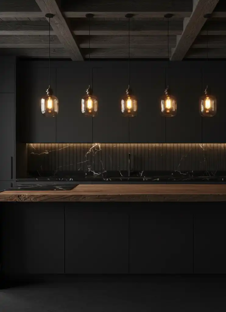 +40 Dark Earthy Modern Ideas: Your Ultimate Guide to Creating a Moody, Serene Sanctuary with Black and Natural Wood