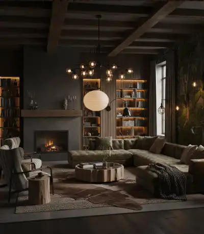 20+ Moody Modern Rustic Living Rooms: 2026 Design Trends for a Sophisticated Retreat.