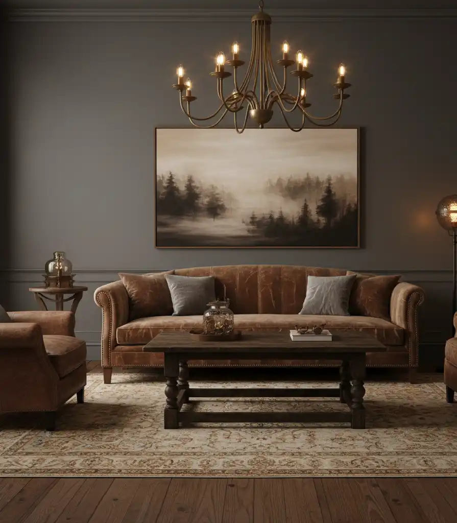 20+ Moody Modern Rustic Living Rooms: 2026 Design Trends for a Sophisticated Retreat.