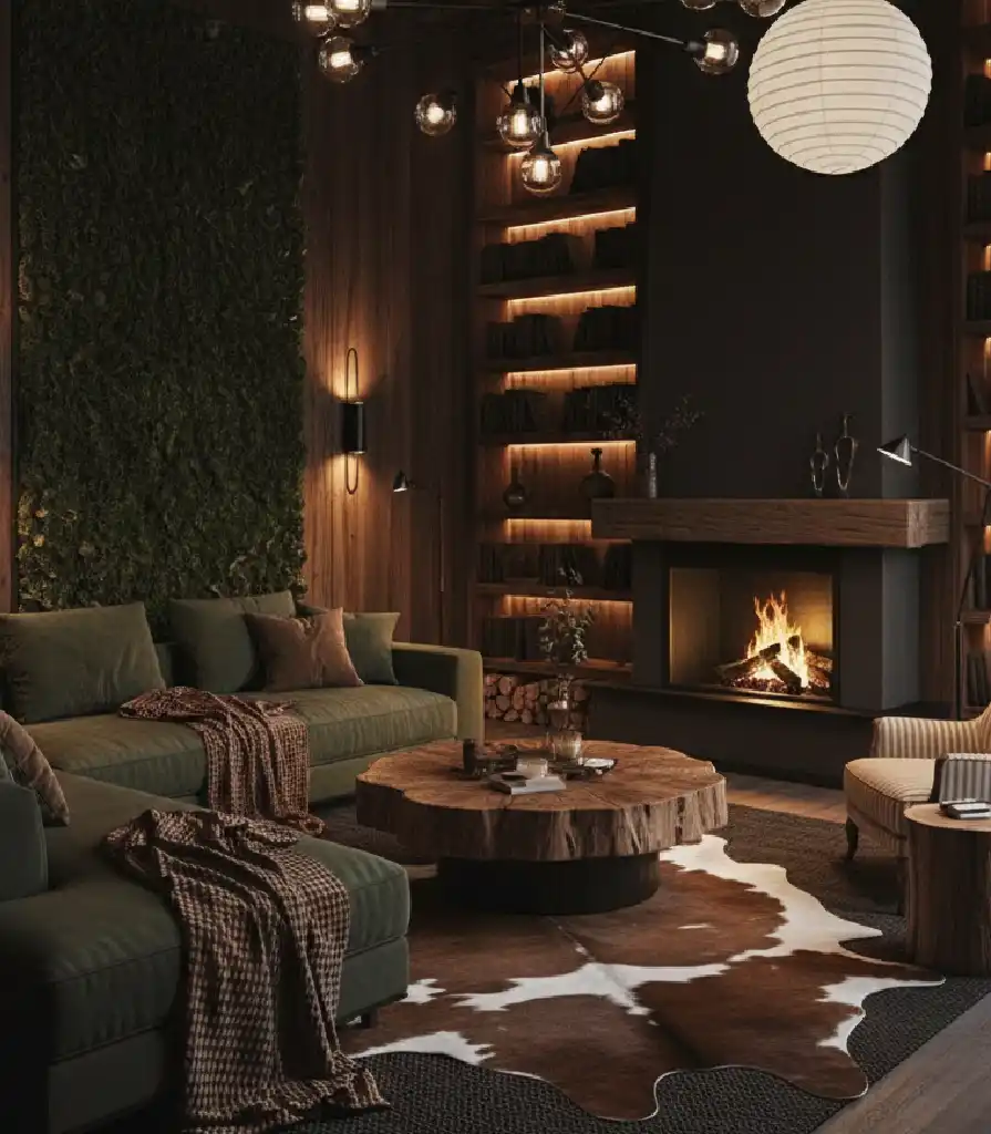 20+ Moody Modern Rustic Living Rooms: 2026 Design Trends for a Sophisticated Retreat.