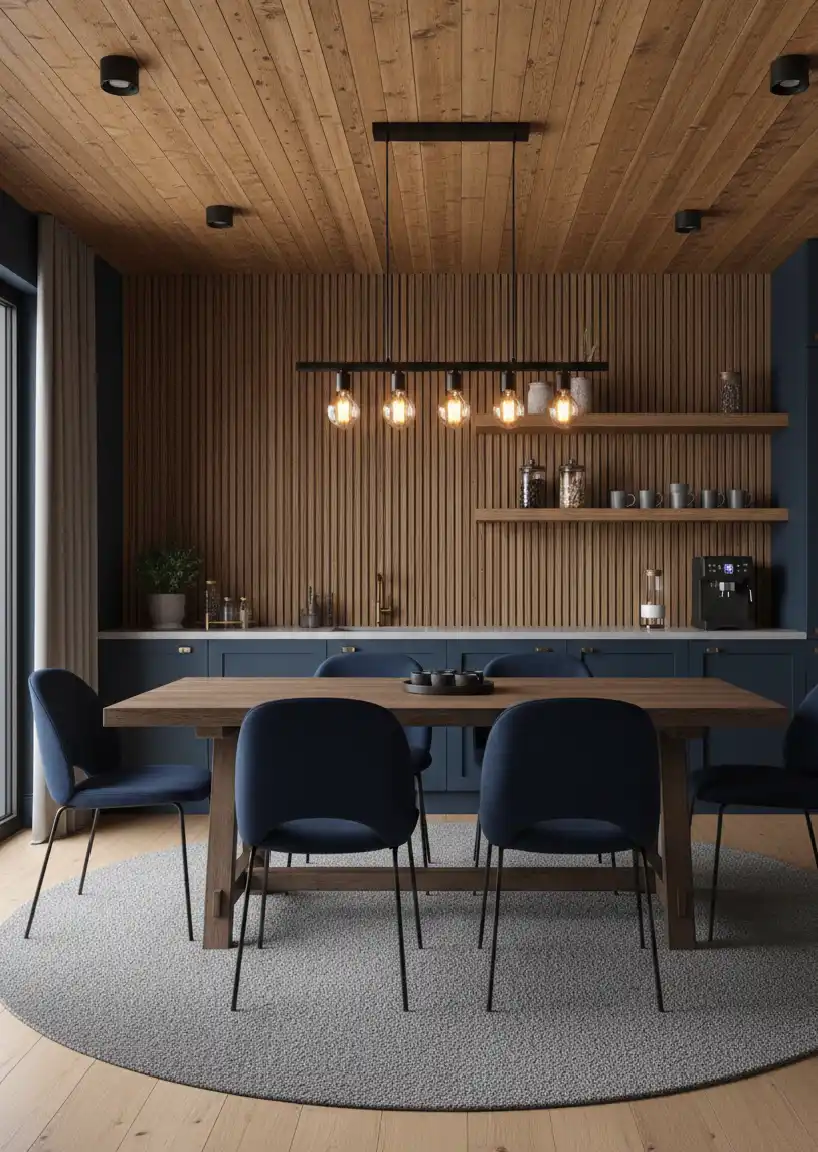 +20 Interior Revolutions: Why Navy and Oak are Dominating 2026 Home Trends