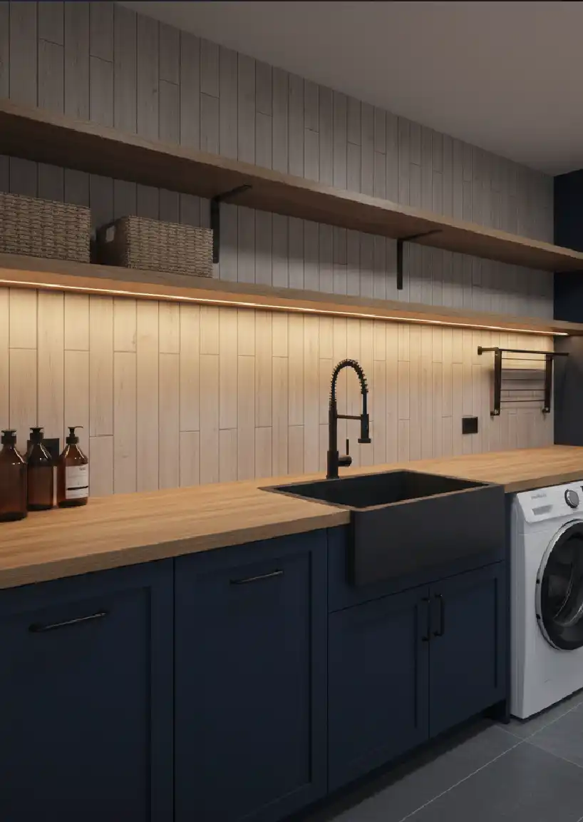 +20 Interior Revolutions: Why Navy and Oak are Dominating 2026 Home Trends