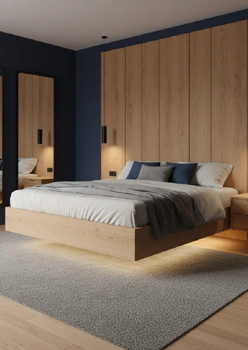 +20 Interior Revolutions: Why Navy and Oak are Dominating 2026 Home Trends