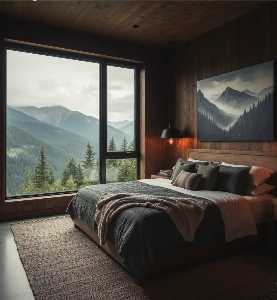 20+ Moody Sanctuary Designs: Mastering the Art of Dark Minimalist & Biophilic Bedrooms
