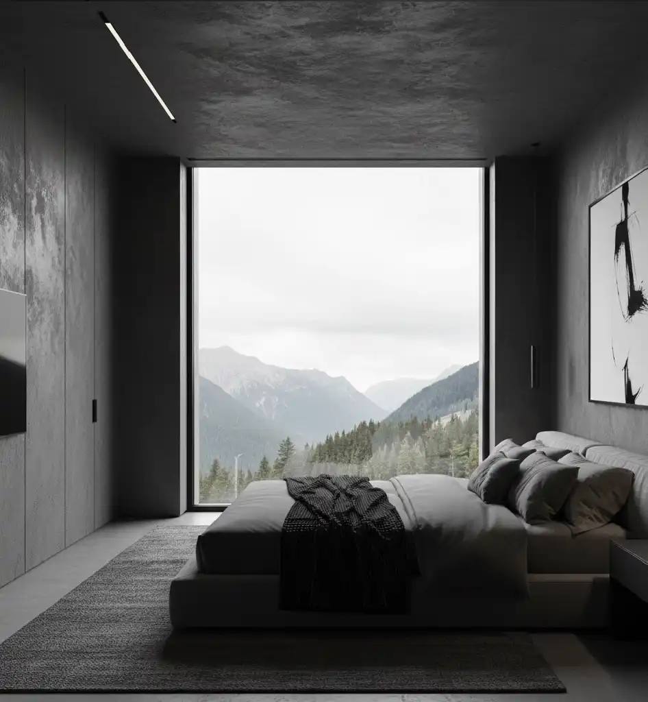 20+ Moody Sanctuary Designs: Mastering the Art of Dark Minimalist & Biophilic Bedrooms