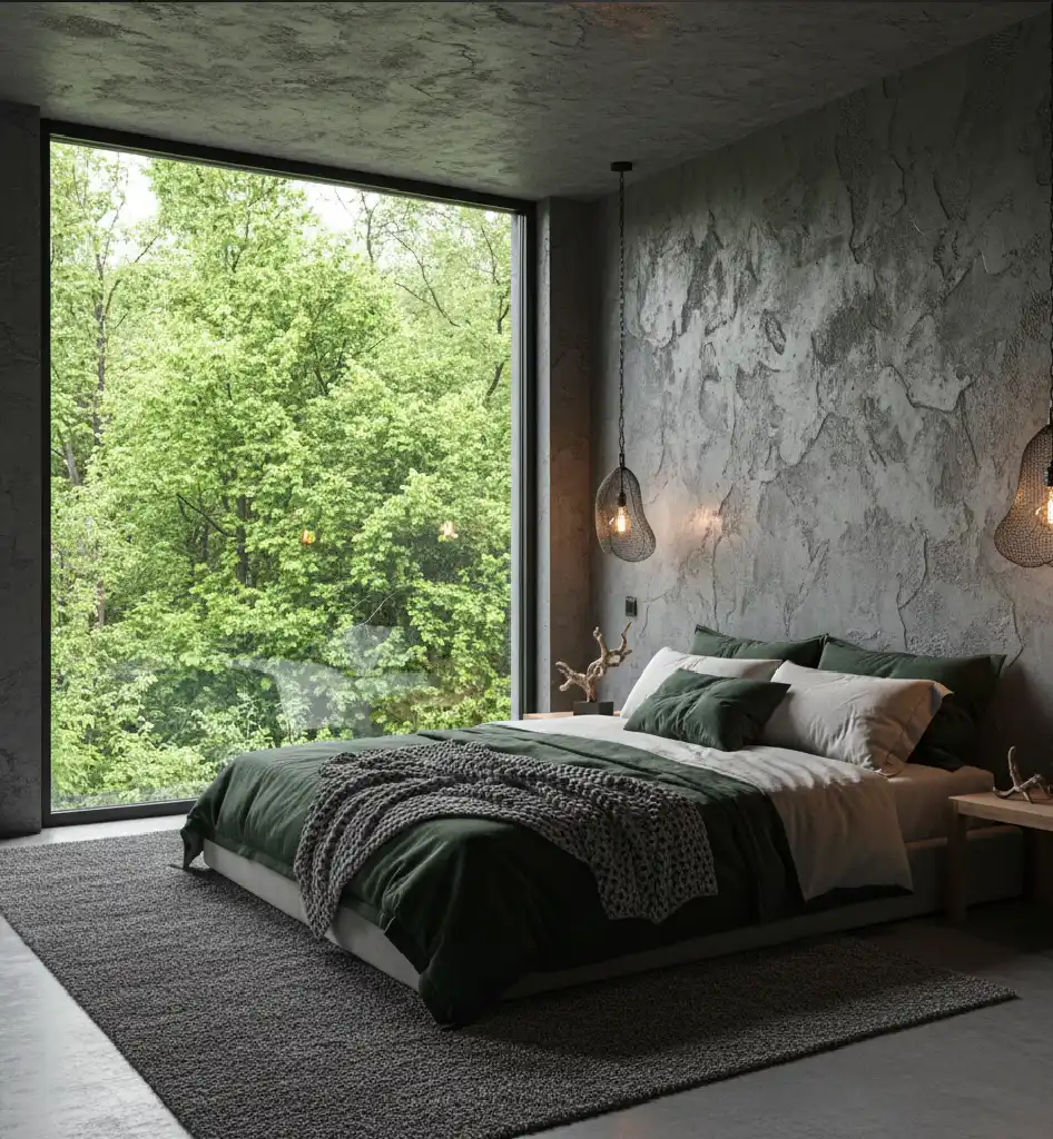 20+ Moody Sanctuary Designs: Mastering the Art of Dark Minimalist & Biophilic Bedrooms