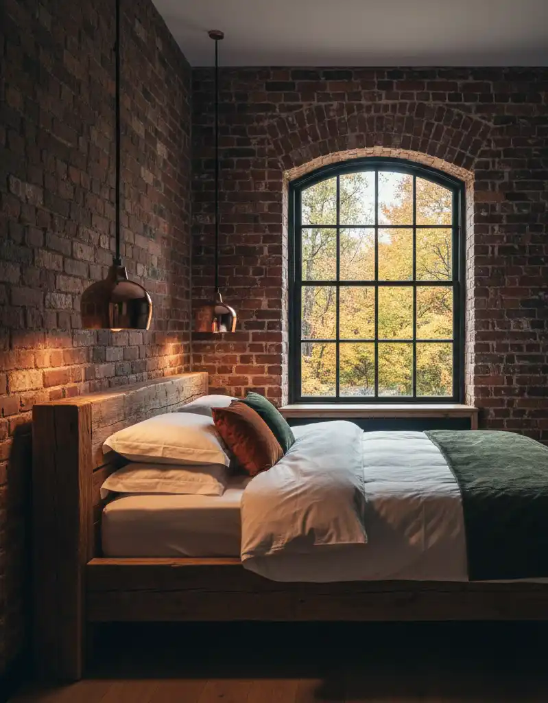 +25 Industrial Loft Bedroom Inspirations: Concrete, Leather, and Metal Aesthetics for 2026.
