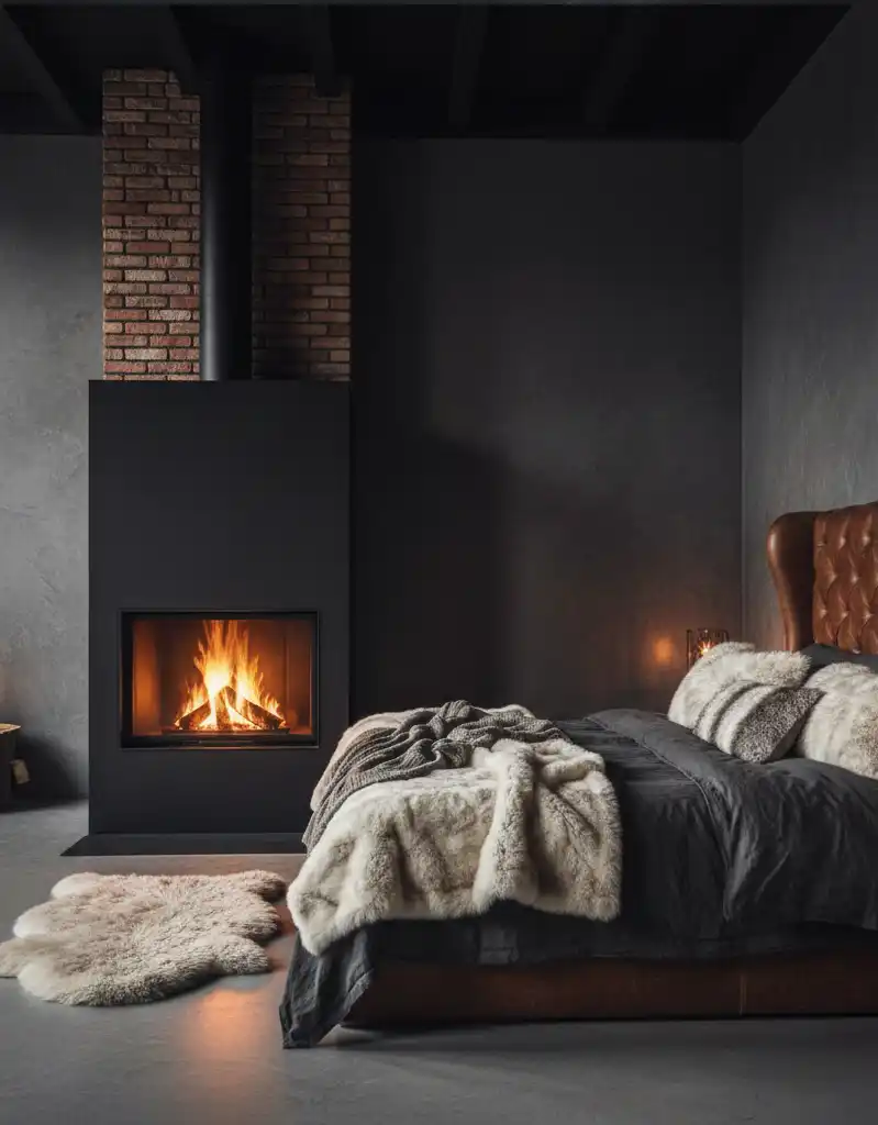 +25 Industrial Loft Bedroom Inspirations: Concrete, Leather, and Metal Aesthetics for 2026.